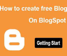 How to create Blog on Blogspot