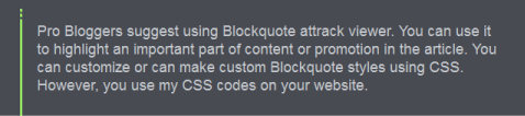 Blockquote script
